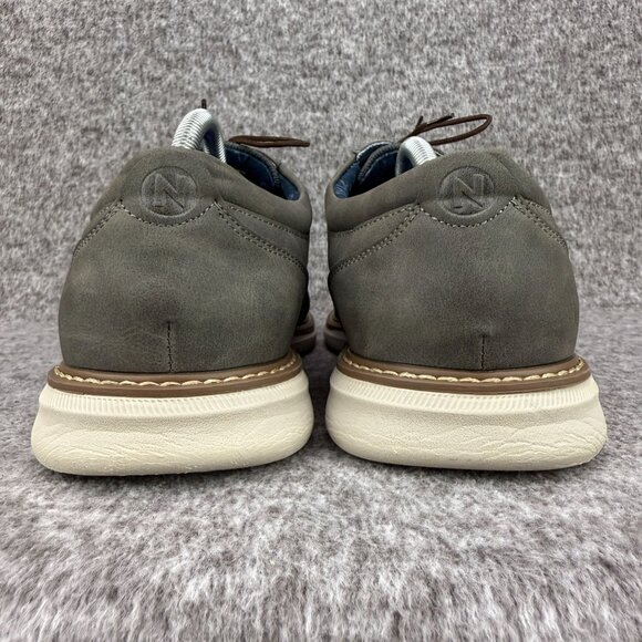 ✅Nunn Bush Chase Knit Plain Toe Oxfords Mens 9W Casual Shoes Grey Bloom + Kore - Picture 7 of 12